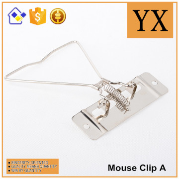 Metal lever arch box file clips