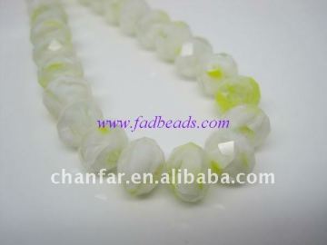 Millefiori crystal beads for jewelry