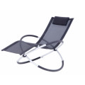 Foldable aluminum rocking chair