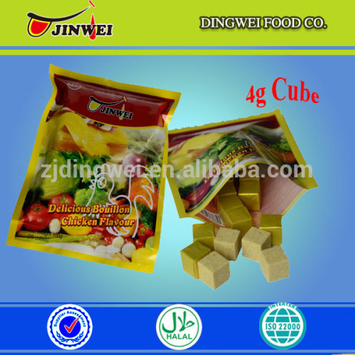 4G*25CUBES*80BAGS/CTN AFRICA HALAL FOOD CUBES CHICKEN STOCK CUBES FOR COOKING