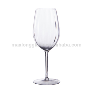 Handmade High Quality Glassware, Wine Glass with Optic