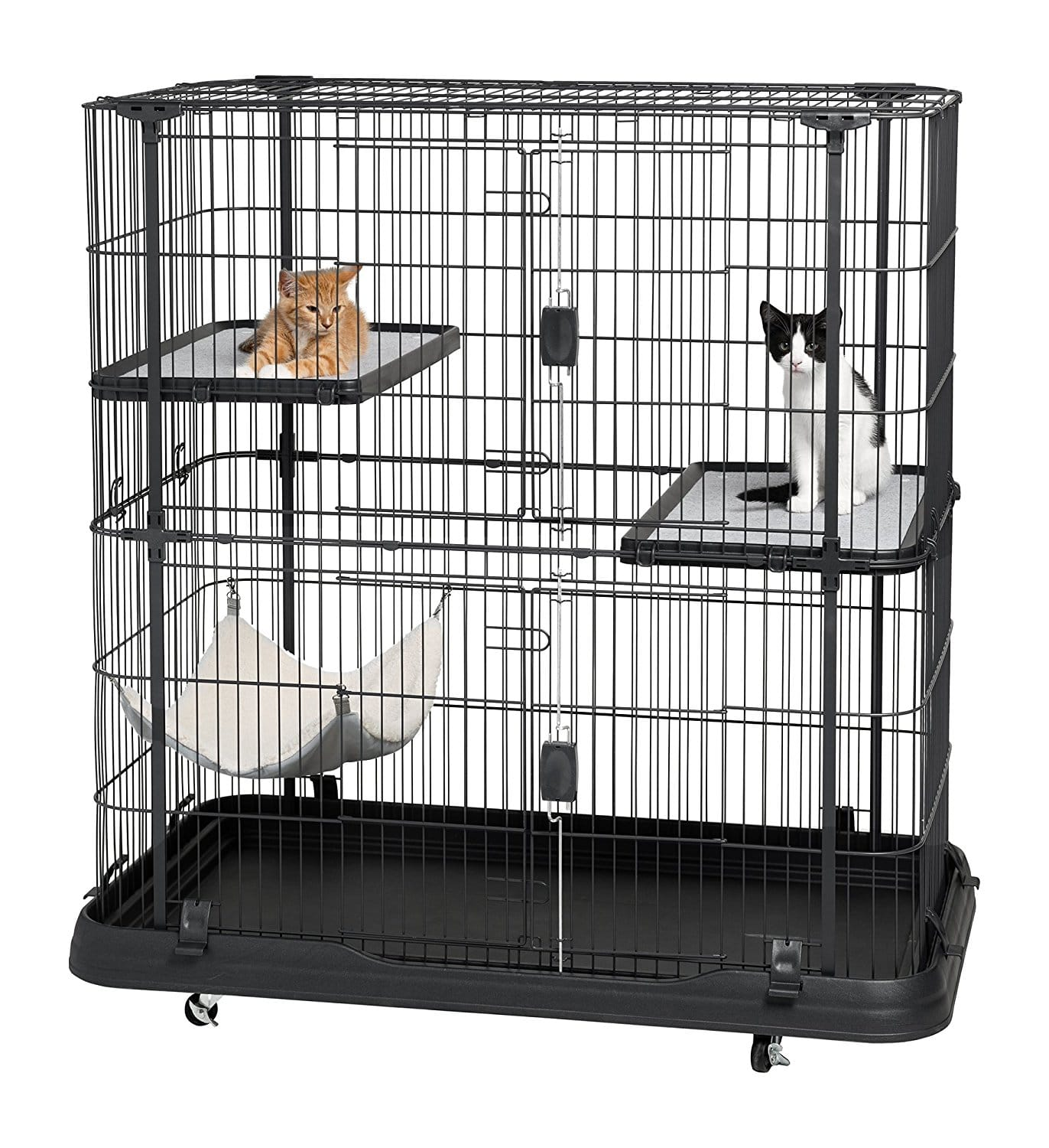 high quality hengshui Three ayers cat cage/pet cage for breeding