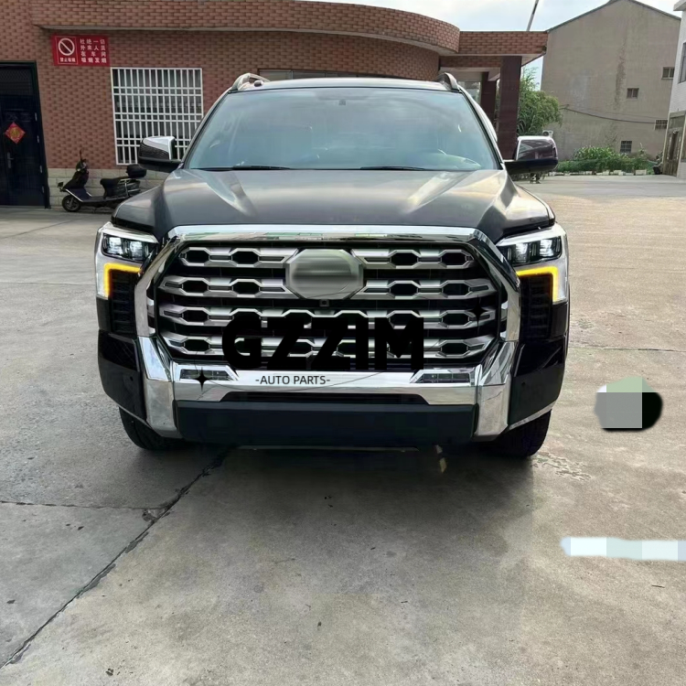 Plastic Front & rear Bumper Grille Full Sets Bodykit Old To New Upgrade Parts For Tundra