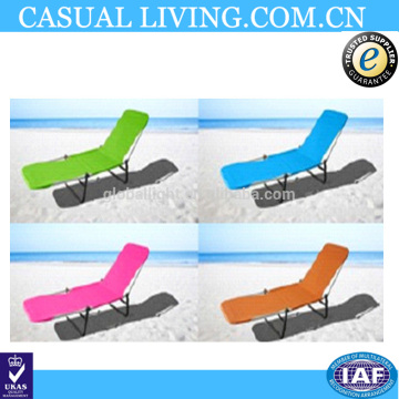 Outdoor Oxford Fabric Metal Colorful Folding Garden Chairs