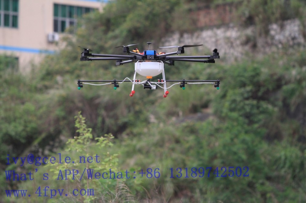 8 rotors Octocopter drones Octocopter agricultural Drones 10KG UAV for farm forest