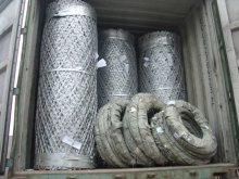 flat razor wire mesh panel