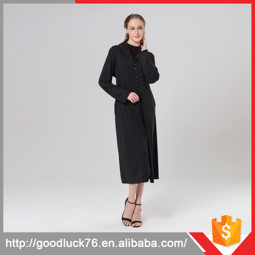 Fine Knitting Chinese Brand Casual Long Dresses High Waisted Long Sleeve Muslim Evening Dress