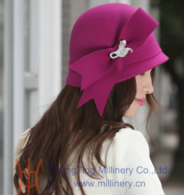 Winter design church ladies fashion women custom strapback hat