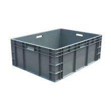 China Factory Wholesale Heavy Duty Collapsible Stackable Nesting Turnover Plastic Crate 600X400X230mm for Agriculture Warehouse