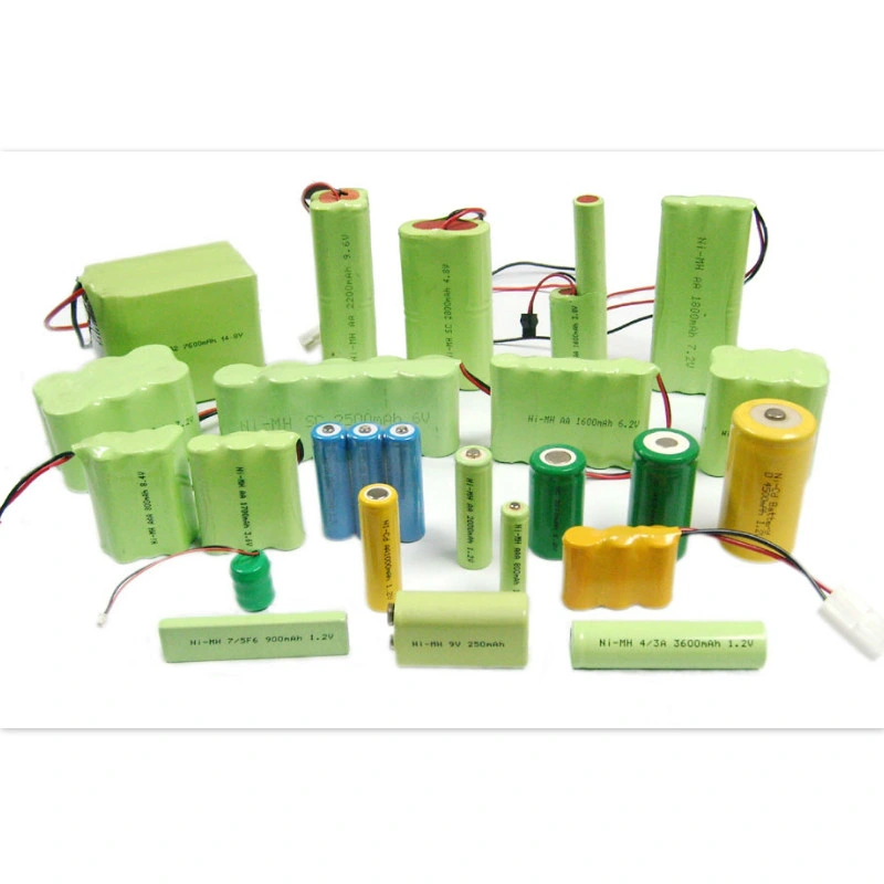 2/3 AA*3 NI-MH Batería 3.6V 600 mAh Batería Pack