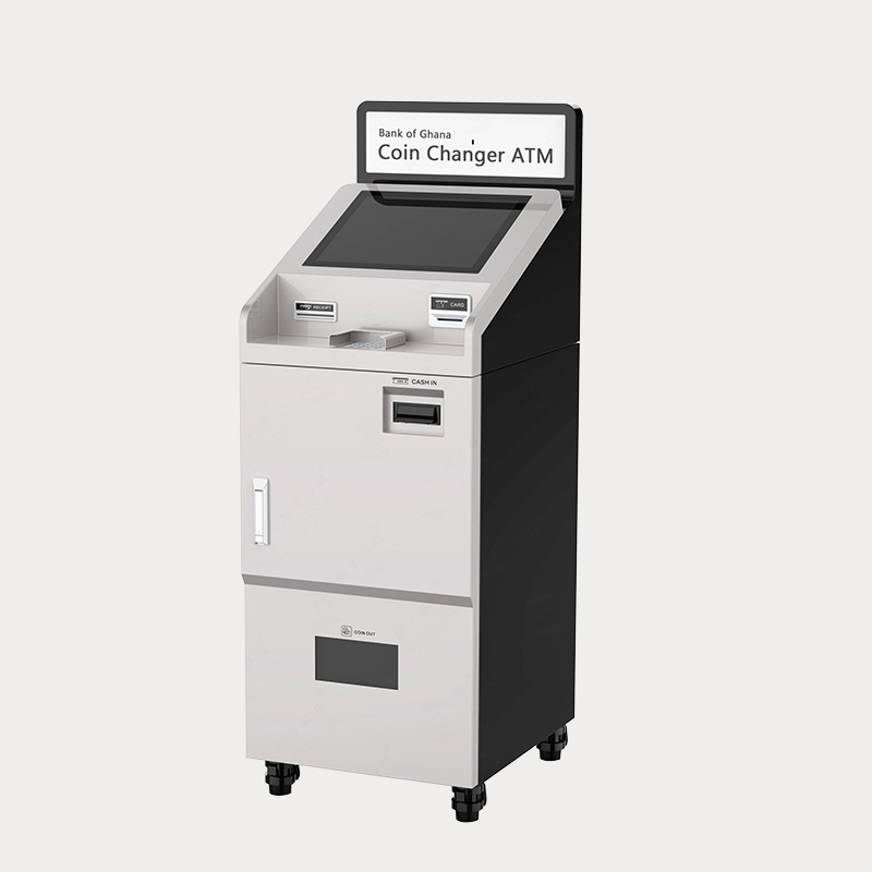 آلة موزع النقود الورقية مع وحدة العملات المعدنية