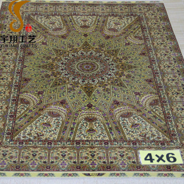 china genuine antique carpets Persian style handknots oriental muslim handmade islamic silk bokhara rug