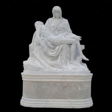 cheap marble stone sculpture religious pieta statues