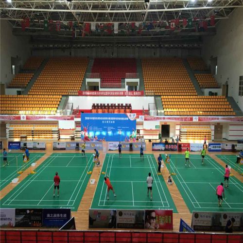 suelo deportivo de vinilo estera de pista de bádminton deporte interior