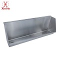 stainless steel wall hung trough urinal
