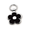 Tag del cane a forma di fiore in metallo personalizzato