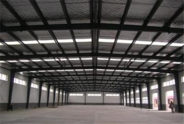 Steel frame warehouse