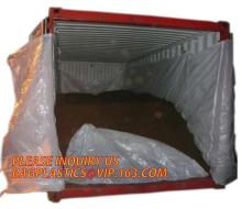 20 Foot Transporting Conductive White Container Liners, High Quality Polyethylene White Cargo Container Liner
