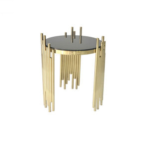 glass top coffee table gold metal side table