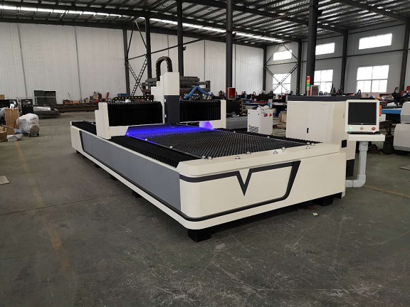 Fiber laser cutting machine on elevator application