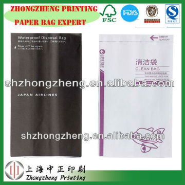 printing sickness bag, clean bags for sickness, waste sickness paper bag