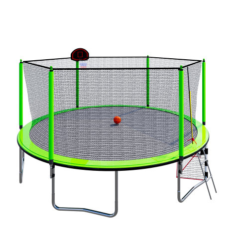 Upgraded 8FT 10FT 12FT 15FT 16FT Trampoline