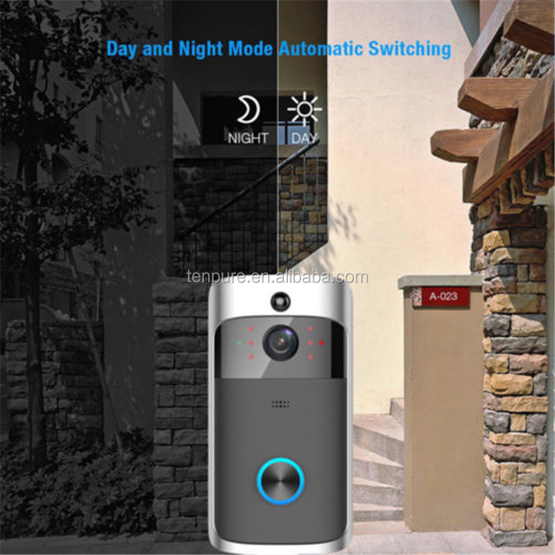 wifi door bell video camera doorbell for home security camera wireless door bell FHD 720p