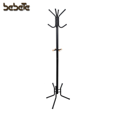 Coat Rack Stand Entryway Hat Purse Display Hall Tree Metal Black Finish