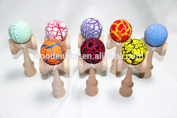 2014 high quality custom made kendama with custom made kendama balls for kendama games