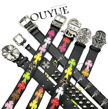 CH Classic Star Men's Retro Fashion Belt - Factory Wholesale Personalized Artistic Design