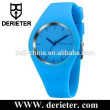 China Manufacturer Custom Logo Japan Miyota Movement Silicone Wrist Watch Analog