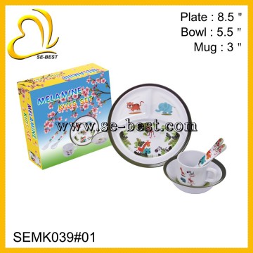 5PC Melamine Kids Set