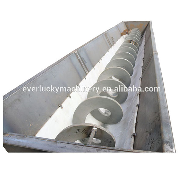 Dry powder screw conveyor