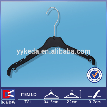 black colored plastic hangers for kids