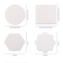 Cork Bottom Cloth Coaster - High Quality Best Price Absorbent Ceramic Coaster