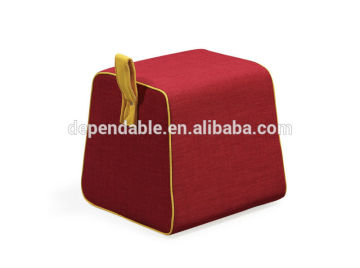 336 modern round ottoman fabric