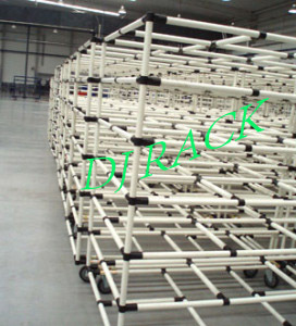 Plastic Coated Pipe Rack