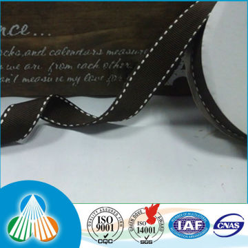 3" black plain polyester grosgrain ribbon belt