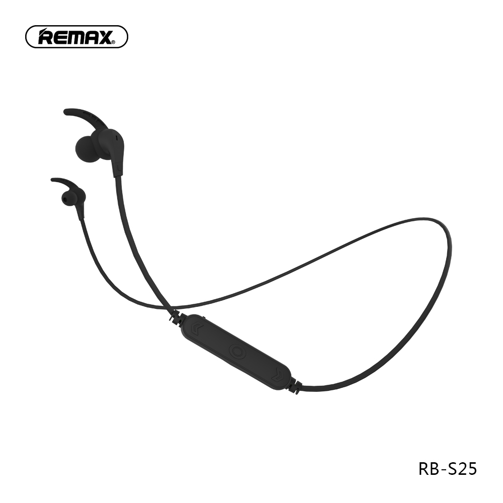 Remax Join Us RB-S25 Three key line control Competitive price noise Subwoofer cancelling wireless neckband earphones sport