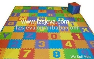 EVA letters and numbers puzzle mat