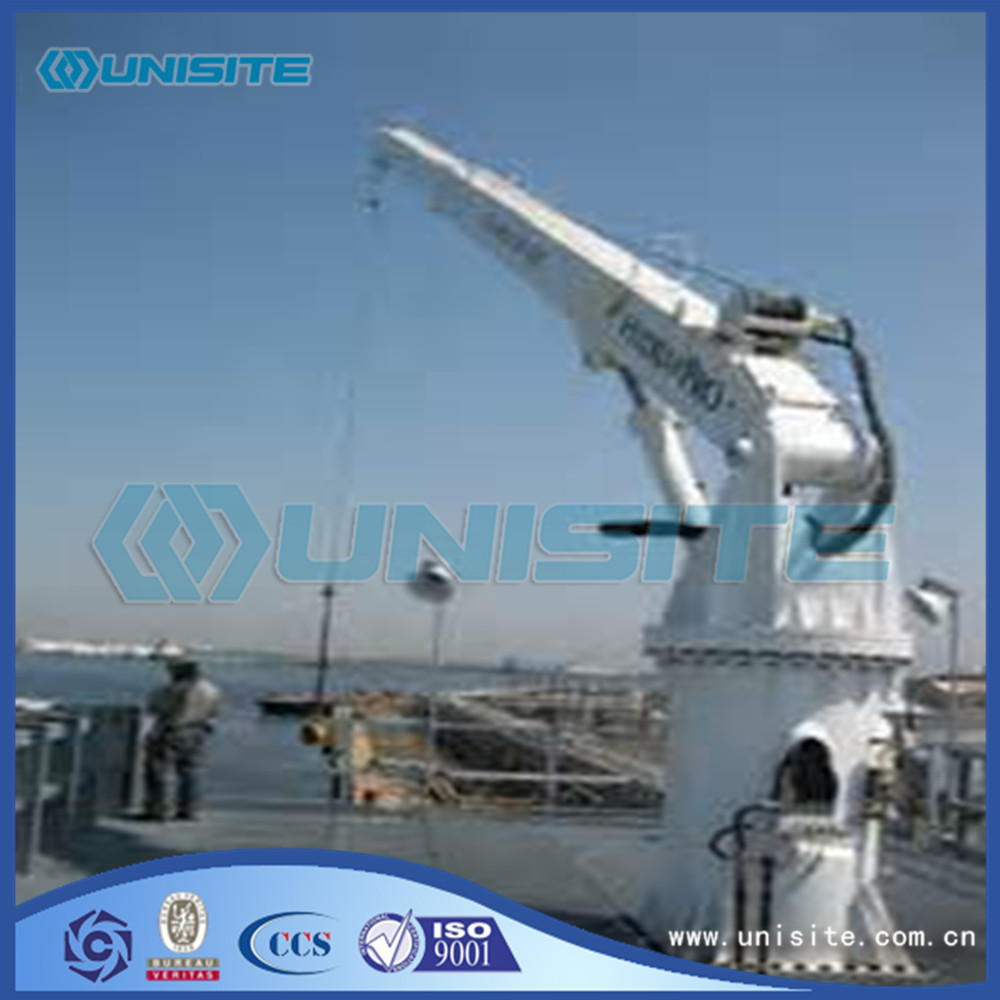 Marine steel welded davits crane
