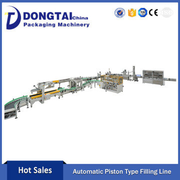 automaic viscous liquid filling line