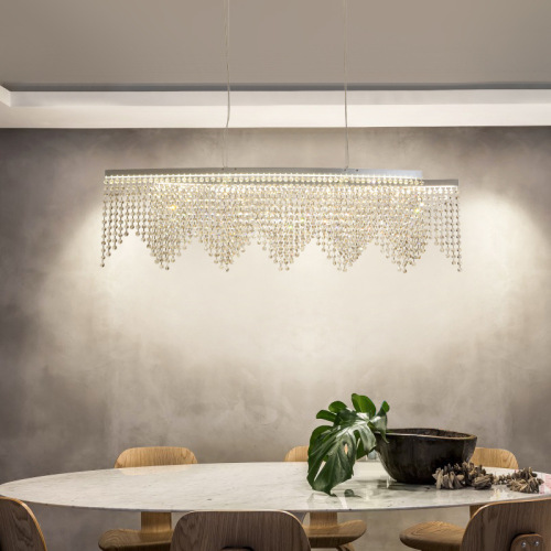 LEDER Beaded Равшанӣ Chandelier махсус