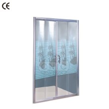 Sliding glass bath shower screen