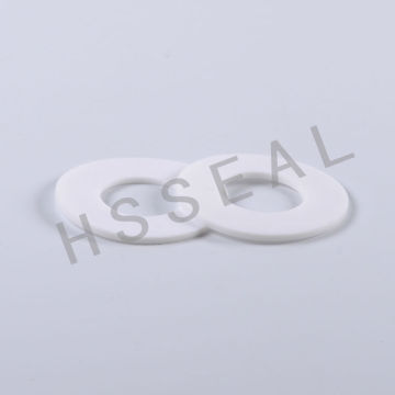 White Pure Flat teflon Valve Gasket