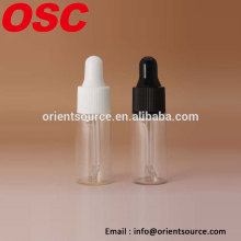 Standard round glass dropper vial for eye drops