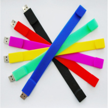 Custom Logo Band USB Flash Drive  Wristband USB 2.0 Stick Drives