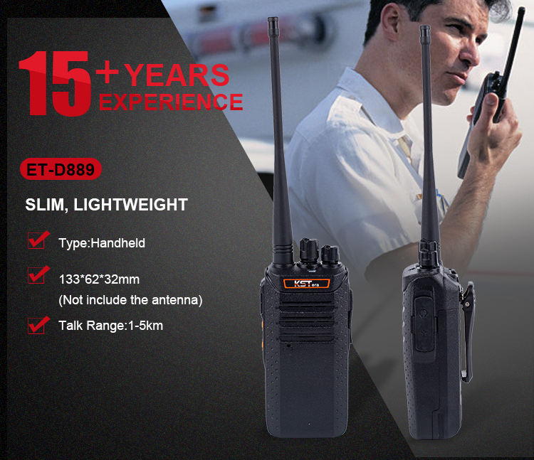 Public Network Analog+Digital Dual Mode Radio 4G LTE GPS SOS Real Digital Trunk Walkie Talkie con cifrado de voz