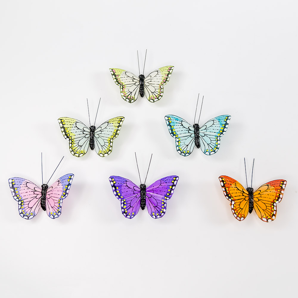 Artesanía de mariposa brillante