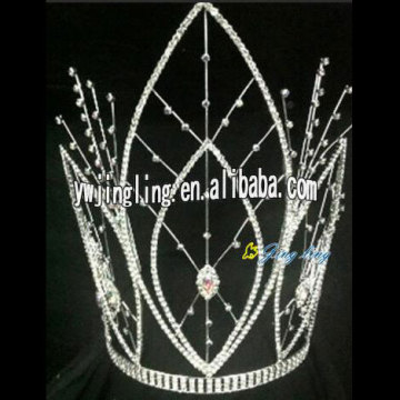 Corona grande de diamantes de imitación para la venta
